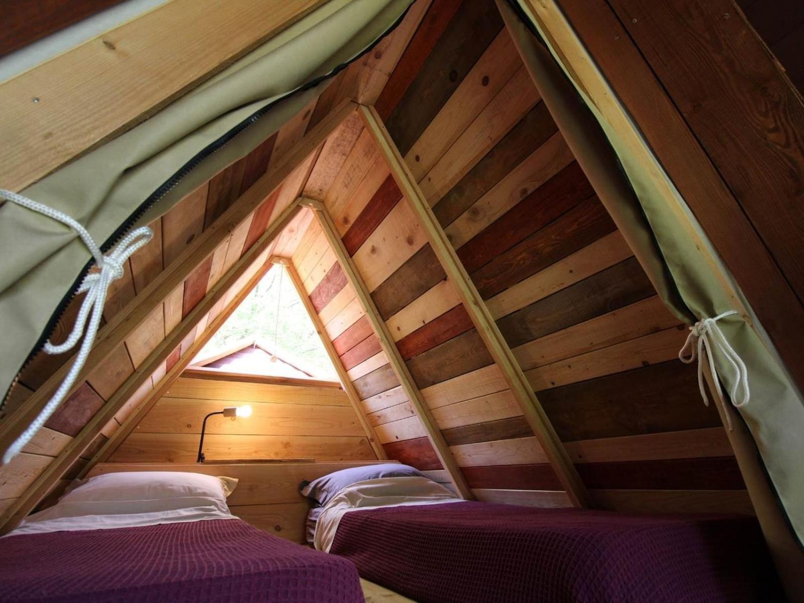 Habitat Createur - Hebergements Insolites Au Camping Municipal "Les Ecureuils" Recoubeau-Jansac Exterior foto