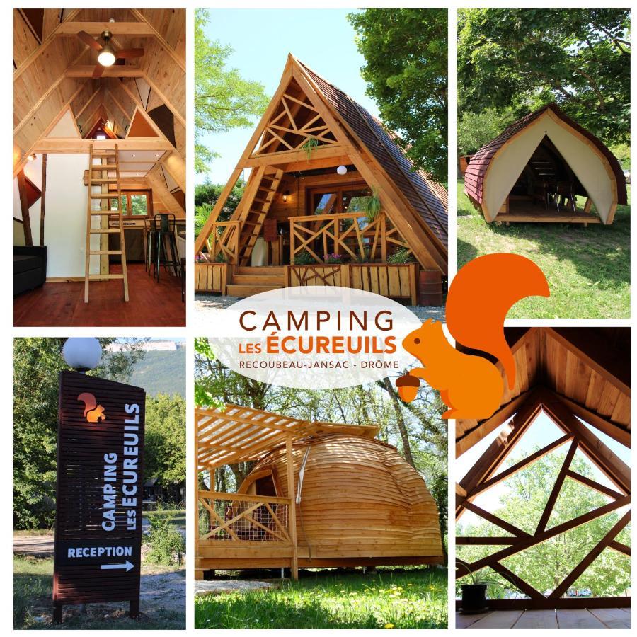 Habitat Createur - Hebergements Insolites Au Camping Municipal "Les Ecureuils" Recoubeau-Jansac Exterior foto