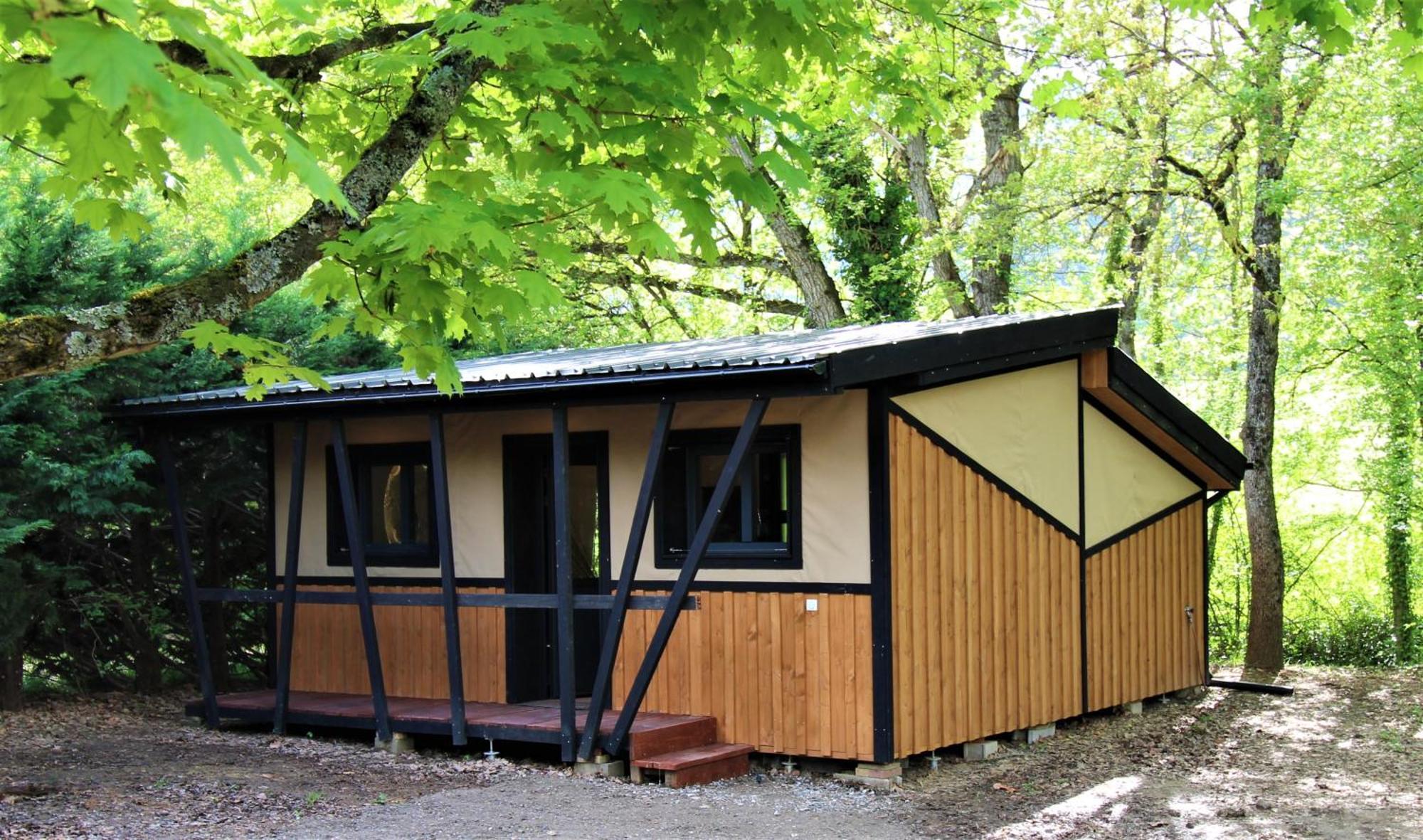 Habitat Createur - Hebergements Insolites Au Camping Municipal "Les Ecureuils" Recoubeau-Jansac Exterior foto